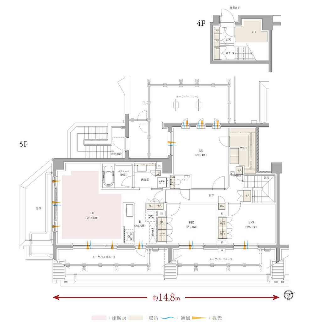 イノバス元住吉 間取り Ir