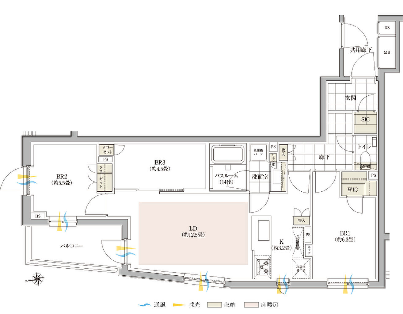 イノバス市谷仲之町 間取り B1