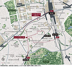 イノバス代々木 現地案内図