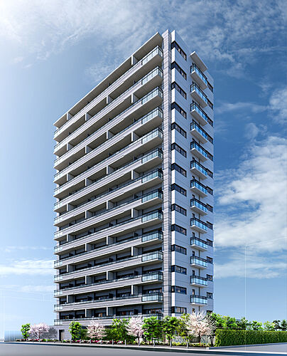 カサーレ上新庄ブライトマークス 外観完成予想図