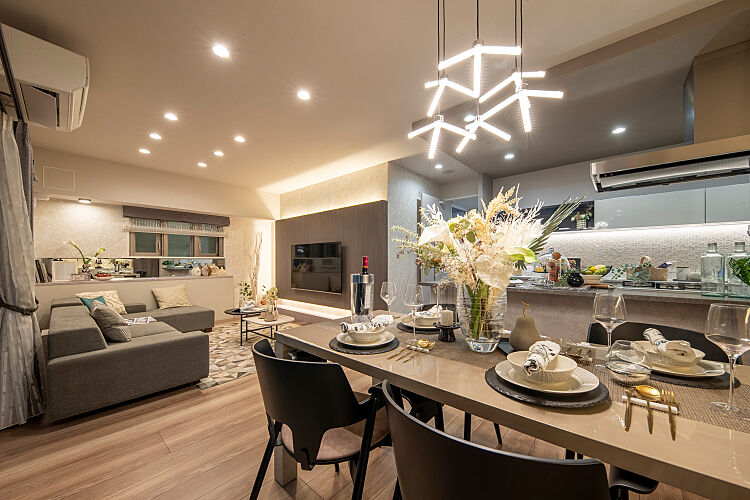 グリーンヒル金池ミッドタウンプレミアム ダイニングキッチン