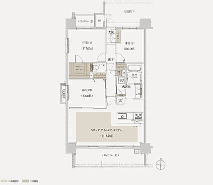 グランザ千種茶屋ヶ坂 間取り A
