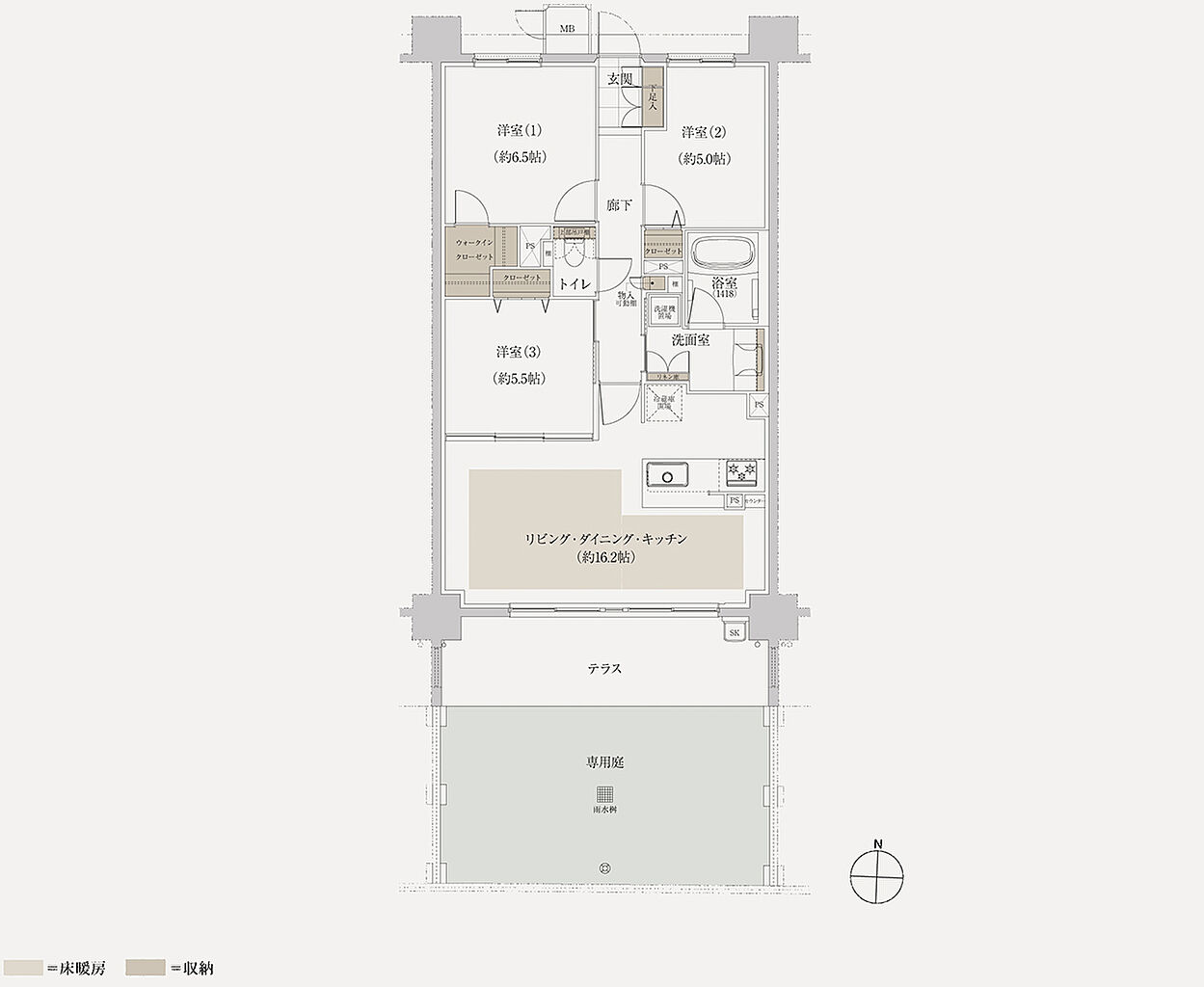 グランザ千種茶屋ヶ坂 間取り Bg