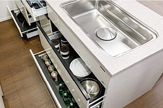 リナージュつくばみらい ブルモーション機能付スライド収納