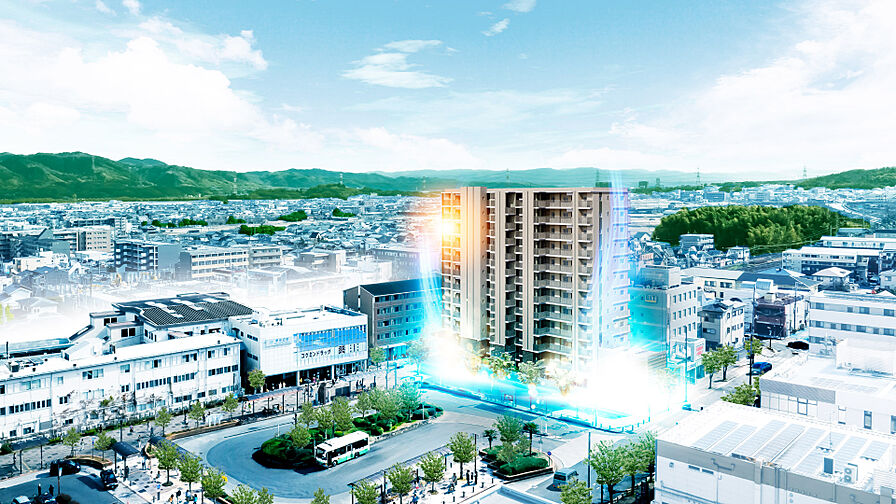 サンメゾン新田辺駅前 外観