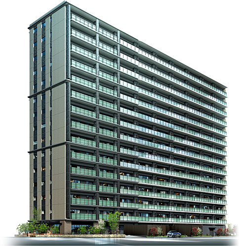 ヴェリテ東岸和田駅前 外観完成予想図