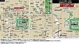 ヴェリテ元離宮二条城 モデルルーム案内図