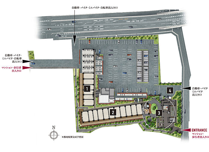 ヴェリテ金剛ルネ クロスサイト 共用部