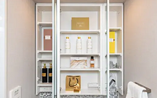 ヴェリテモア大阪梅田 三面鏡裏収納