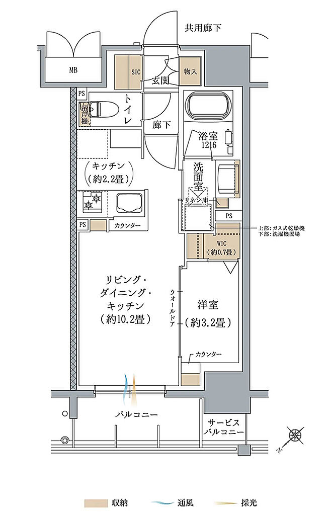ヴェリテモア大阪梅田 間取り C