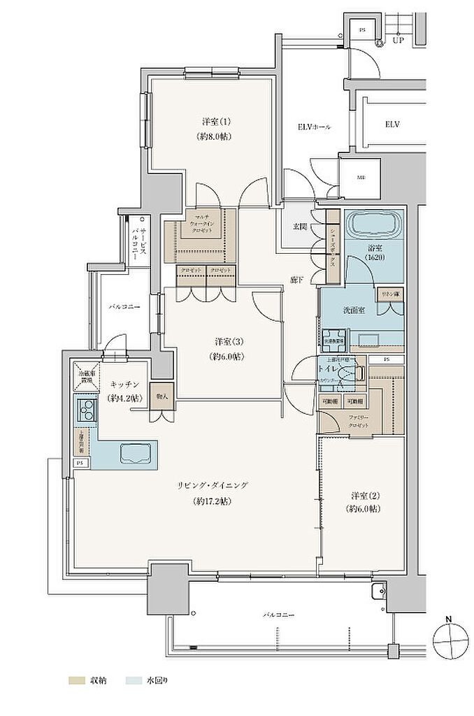 シエリア代官町 間取り A
