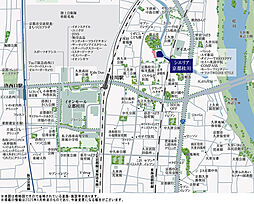 シエリア京都桂川 現地案内図