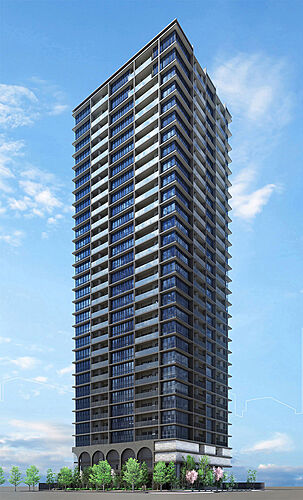 シエリアタワー北浜 外観完成予想図