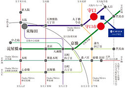 シエリア守口 アクセス図