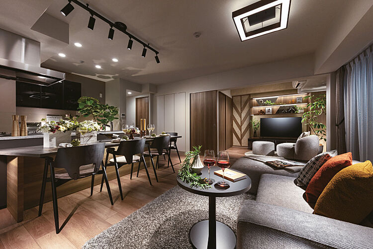 ドーミー ザ・テラス昭島 リビング・ダイニング