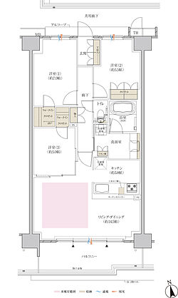 クレヴィアシティ神戸舞子駅前 間取り CD