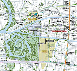 クレヴィアしぎの駅前 現地案内図