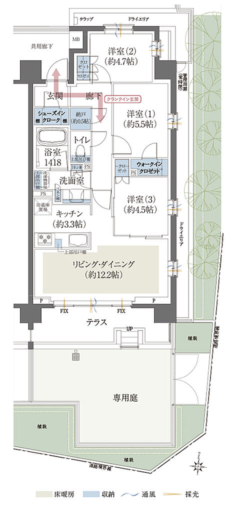 クレヴィア練馬レジデンス 間取り Lg
