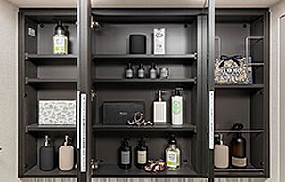 クレヴィア新川崎 三面鏡収納