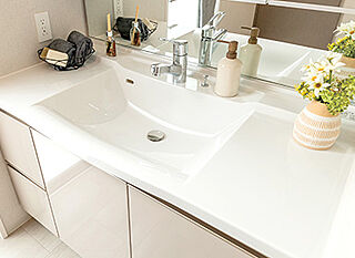 ルナコート三田ウッディタウン中央 人造大理石カウンターボウル