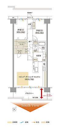 ルナコート三田ウッディタウン中央 間取り B1【メニュープラン1】