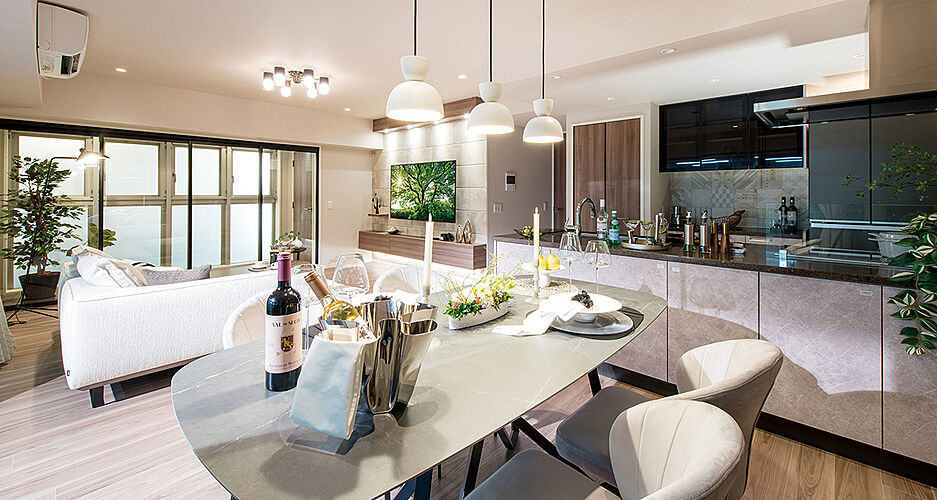 グランフォセット福島上町 リビング・ダイニング