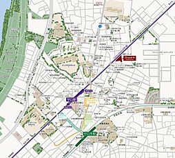 グランアッシュ守口 現地案内図