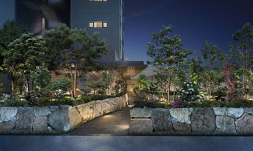 サンリヤン大野城駅前ブランシエラ エントランス完成予想図