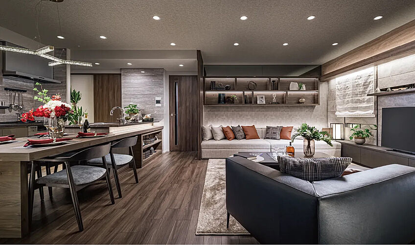 豊橋駅前MID GATE プロジェクト リビング・ダイニング・キッチン