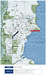 プレサンス ロジェ 大津京 レイクヴィラ モデルルーム案内図