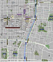 プレサンス グラン 京都河原町 現地案内図