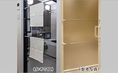 ドア外2段タオル掛け
