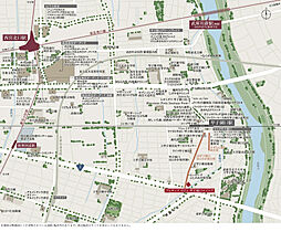 プレサンス ロジェ 甲子園口メゾニア 現地案内図