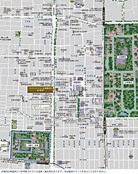 プレサンス ロジェ 京都御所西 桜雅邸 現地案内図