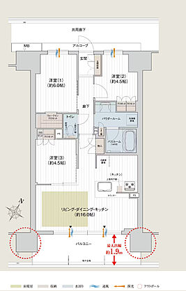 プレサンス ロジェ 四日市駅SOUTH 間取り B