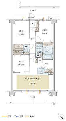 プレサンス ロジェ 武蔵浦和 間取り D1