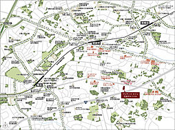 プレサンス ロジェ 宮前平ルミエル 現地案内図