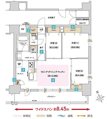 プレサンス ジェネ 四日市諏訪新道 間取り D