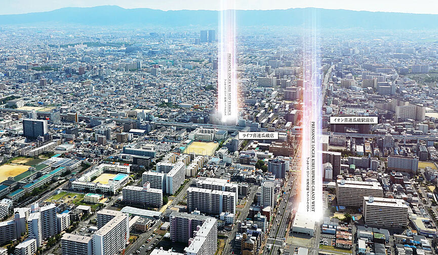プレサンス ロジェ 喜連瓜破グランドウエスト 外観