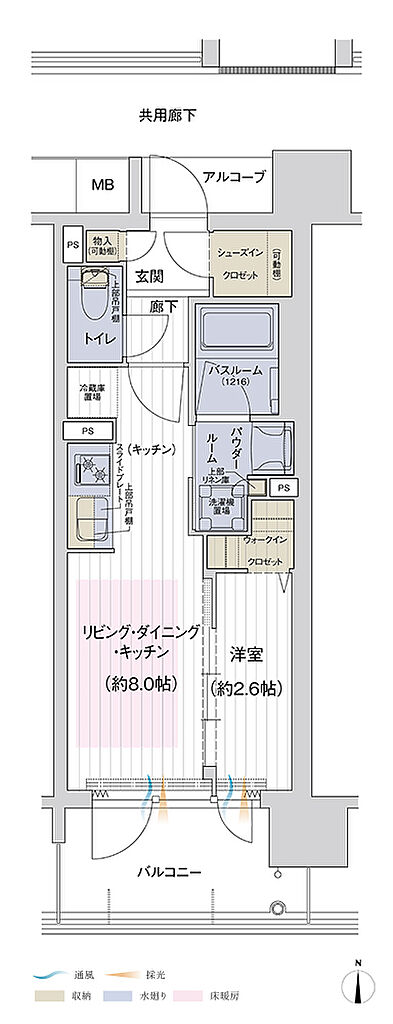 プレサンス ロジェ 喜連瓜破グランドウエスト 間取り G2