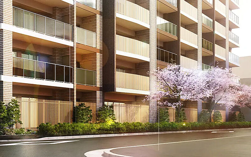 レ・ジェイド葛西イーストアベニュー 外観完成予想CG