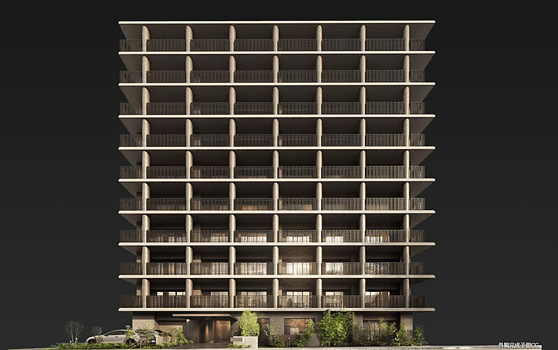 レ・ジェイド横濱桜木町 外観完成予想CG