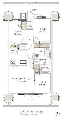 レ・ジェイド 那覇安里駅前 間取り C2
