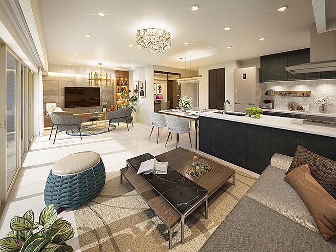 レクシア田迎サウスブライト リビング・ダイニング・キッチン