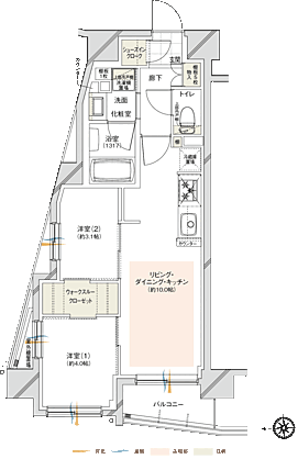 ラ・グラース本川越 間取り A