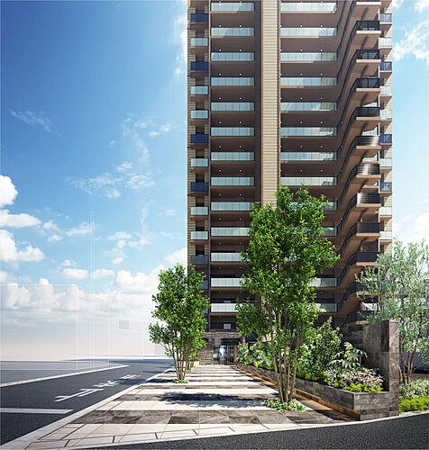 CHIBA STORIESプロジェクト エントランスアプローチ完成予想CG