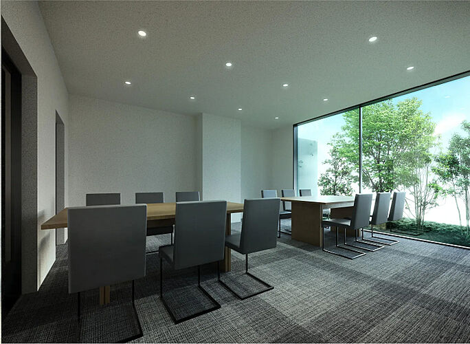 アメイズ諫早駅前プレミアム コミュニティルーム完成予想CG