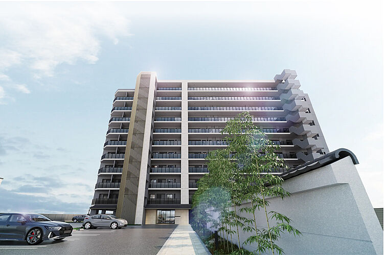 アメイズ唐津 城下の邸 アプローチ完成予想CG