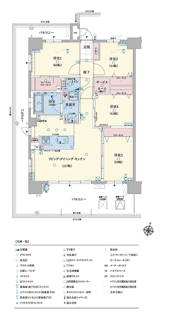 アメイズ串木野ビューテラス 間取り A