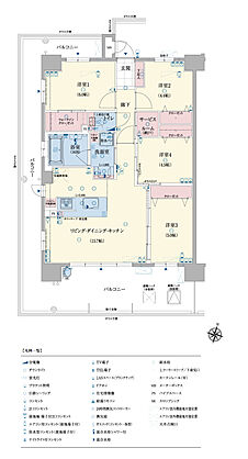 アメイズ串木野ビューテラス 間取り A